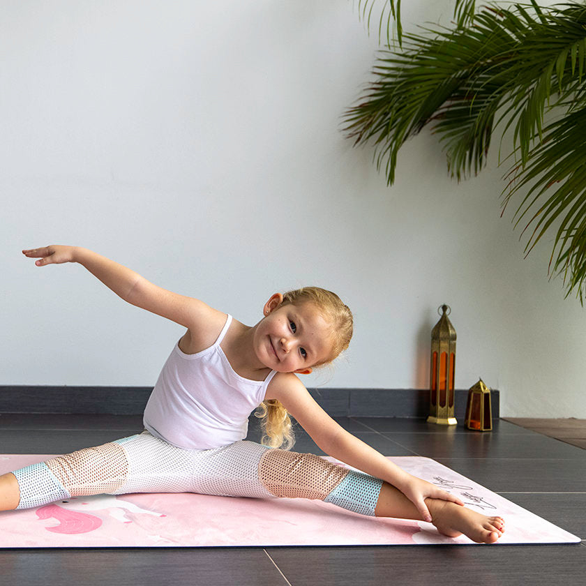 Luxy Yoga 5mm children's yoga mats provide a great foundation for children learning yoga